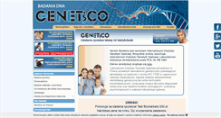 Desktop Screenshot of genetico.pl